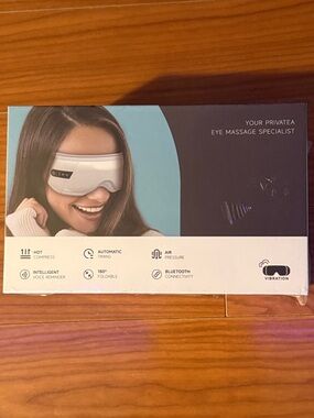 Eye Massager NEW With Hot Compress Bluetooth And Vibration